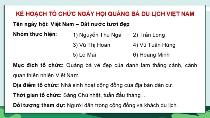 Giáo án điện tử Hoạt động trải nghiệm 9 kết nối Chủ đề 7 Tuần 2