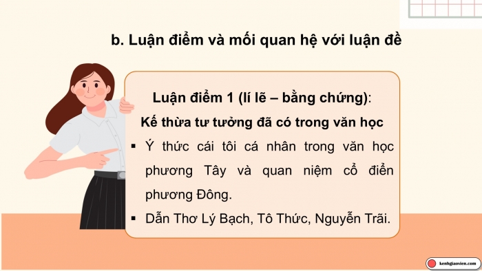 Giáo án điện tử Ngữ văn 9 kết nối Bài 7: Một kiểu phát biểu luận đề độc đáo của Xuân Diệu ở bài thơ 