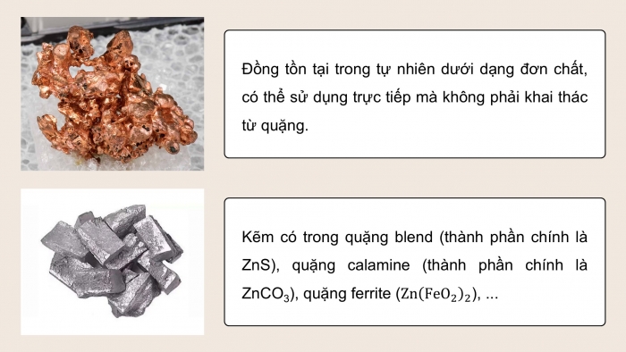 Giáo án điện tử Hoá học 12 chân trời Bài 15: Các phương pháp tách kim loại