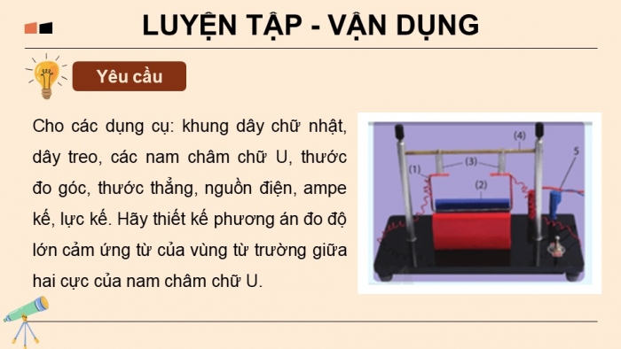 Giáo án điện tử Vật lí 12 chân trời Bài 11: Thực hành đo độ lớn cảm ứng từ