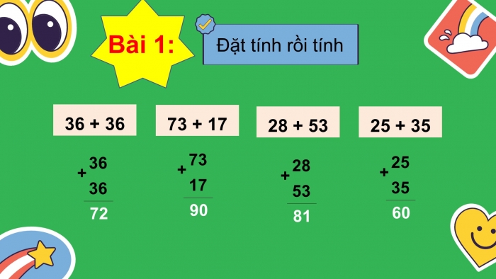 Giáo án PPT Toán 2 kết nối Bài 20: Phép cộng (có nhớ) số có hai chữ số với số có hai chữ số