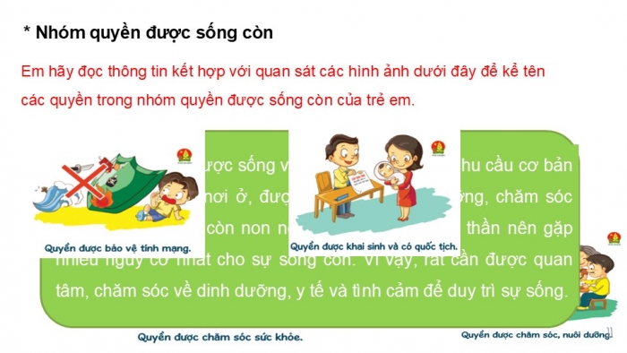 Giáo án PPT Công dân 6 kết nối Bài 11: Quyền cơ bản của trẻ em