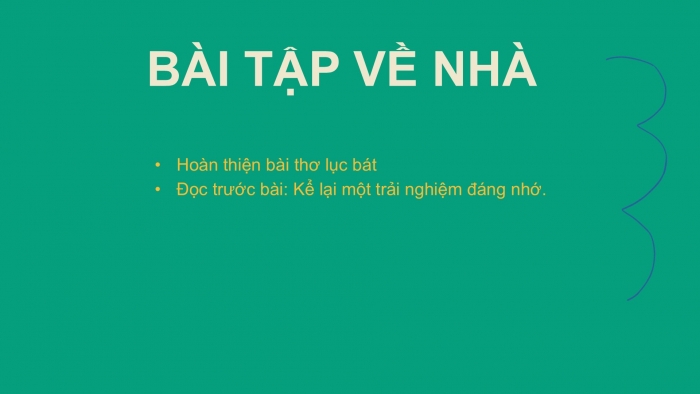 Giáo án PPT Ngữ văn 6 cánh diều Bài 2: Tập làm thơ lục bát