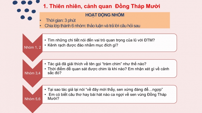 Giáo án PPT Ngữ văn 6 cánh diều Bài 3: Đồng Tháp Mười mùa nước nổi