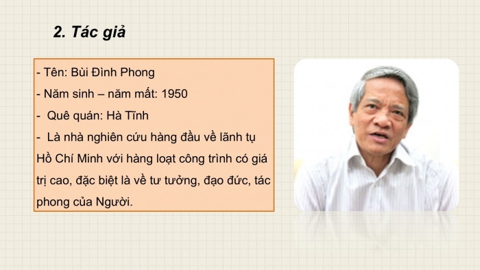 Giáo án PPT Ngữ văn 6 cánh diều Bài 5: Hồ Chí Minh và “Tuyên ngôn Độc lập”