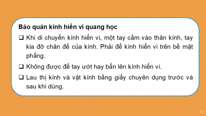 Giáo án PPT KHTN 6 kết nối Bài 4: Sử dụng kính hiển vi quang học