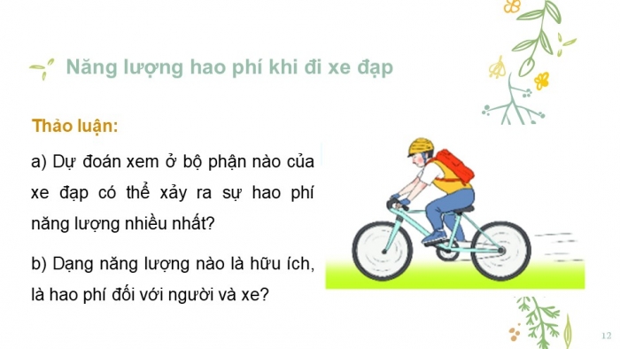 Giáo án PPT KHTN 6 kết nối Bài 49: Năng lượng hao phí