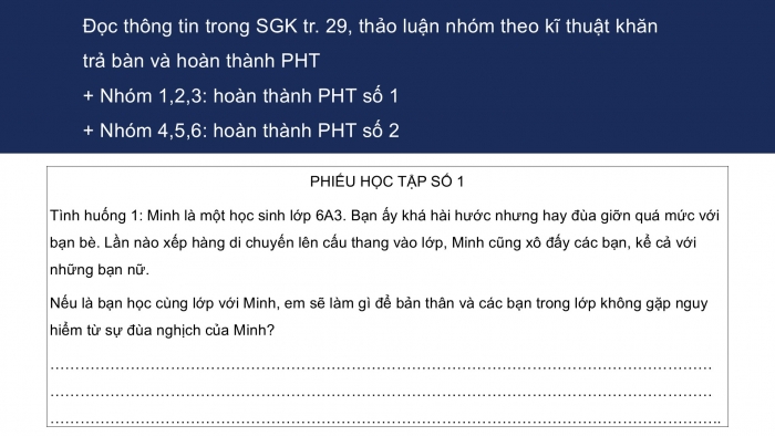 Giáo án PPT Công dân 6 chân trời Bài 7: Ứng phó với tình huống nguy hiểm