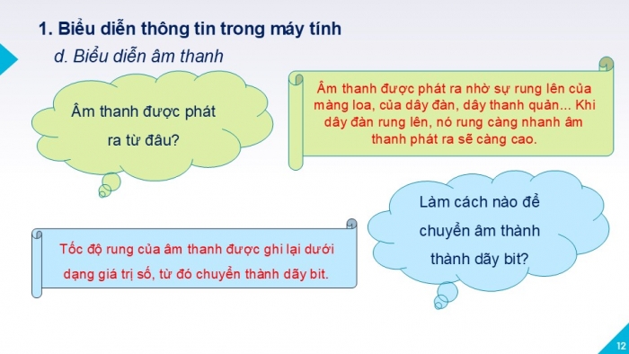 Giáo án PPT Tin học 6 kết nối Bài 3: Thông tin trong máy tính