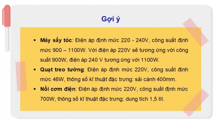 Giáo án PPT Công nghệ 6 kết nối Bài 10: Khái quát về đồ dùng điện trong gia đình