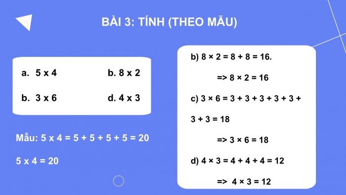 Giáo án PPT Toán 2 kết nối Bài 37: Phép nhân