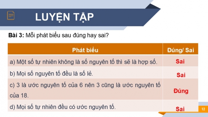 Giáo án PPT Toán 6 cánh diều Bài 10: Số nguyên tố. Hợp số