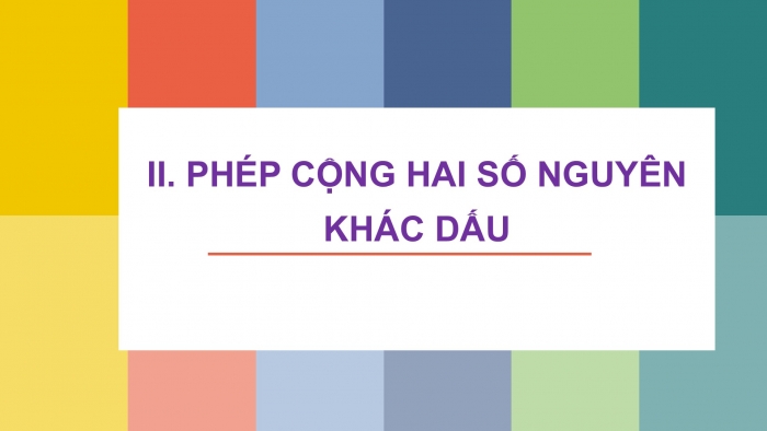 Giáo án PPT Toán 6 cánh diều Bài 3: Phép cộng các số nguyên