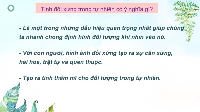 Giáo án PPT Toán 6 cánh diều Bài 7: Đối xứng trong thực tiễn