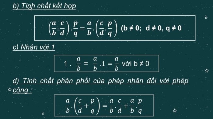 Giáo án PPT Toán 6 cánh diều Bài 4: Phép nhân, phép chia phân số