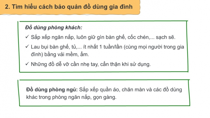 Giáo án PPT Đạo đức 2 kết nối Bài 8: Bảo quản đồ dùng gia đình