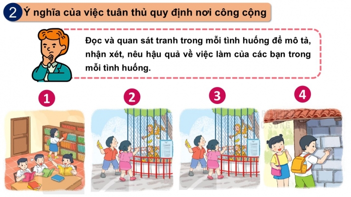 Giáo án PPT Đạo đức 2 kết nối Bài 15: Em tuân thủ quy định nơi công cộng