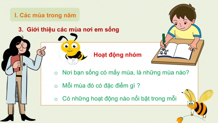 Giáo án PPT Tự nhiên và Xã hội 2 cánh diều Bài 19: Các mùa trong năm