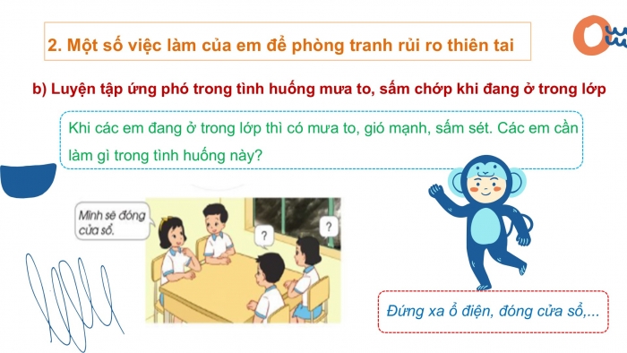 Giáo án PPT Tự nhiên và Xã hội 2 cánh diều Bài 21: Một số cách ứng phó, giảm nhẹ rủi ro thiên tai