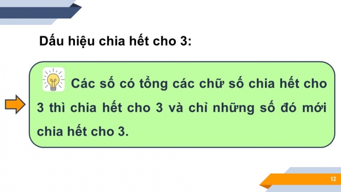 Giáo án PPT Toán 6 chân trời Bài 8: Dấu hiệu chia hết cho 3, cho 9