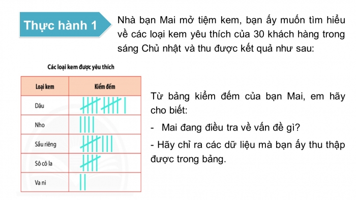 Giáo án PPT Toán 6 chân trời Bài 1: Thu thập và phân loại dữ liệu