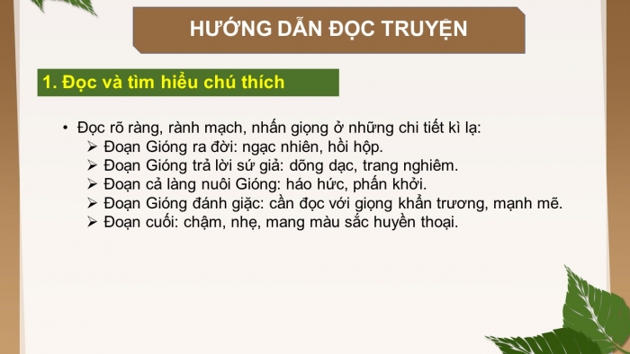 Giáo án PPT Ngữ văn 6 chân trời Bài 1: Thánh Gióng