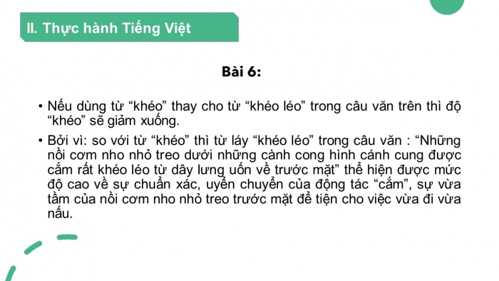 Giáo án PPT Ngữ văn 6 chân trời Bài 1: Thực hành tiếng Việt