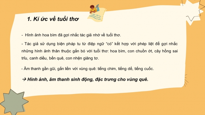 Giáo án PPT Ngữ văn 6 chân trời Bài 3: Hoa bìm