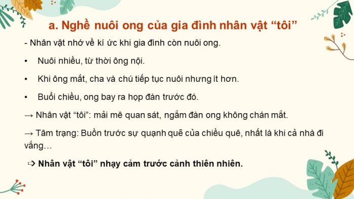 Giáo án PPT Ngữ văn 6 chân trời Bài 5: Thương nhớ bầy ong