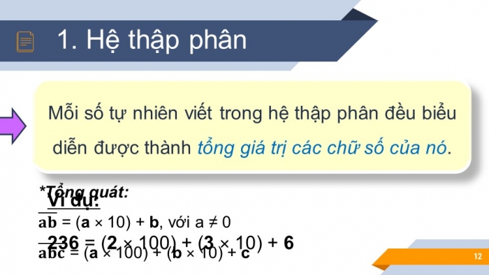 Giáo án PPT Toán 6 kết nối Bài 2: Cách ghi số tự nhiên