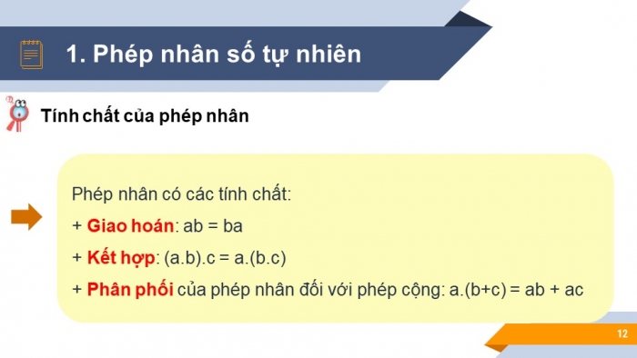 Giáo án PPT Toán 6 kết nối Bài 5: Phép nhân và phép chia số tự nhiên