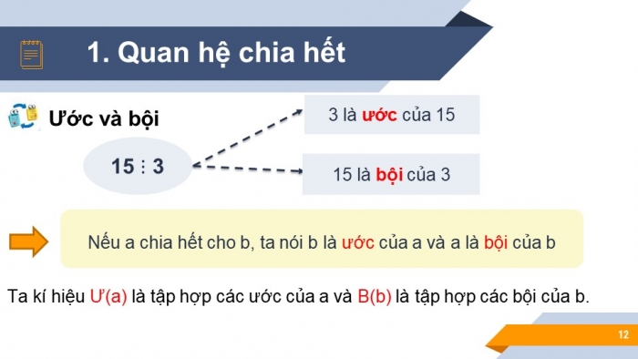 Giáo án PPT Toán 6 kết nối Bài 8: Quan hệ chia hết và tính chất