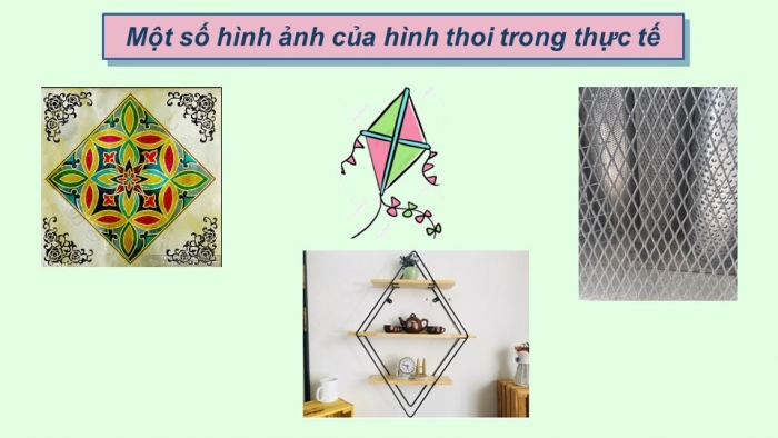 Giáo án PPT Toán 6 kết nối Bài 19: Hình chữ nhật. Hình thoi. Hình bình hành. Hình thang cân