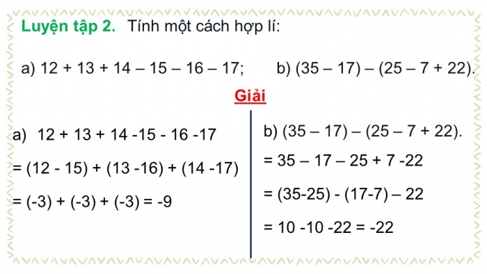 Giáo án PPT Toán 6 kết nối Bài 15: Quy tắc dấu ngoặc