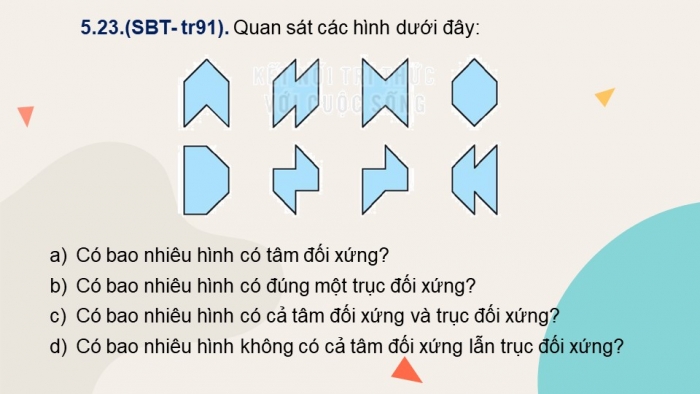 Giáo án PPT Toán 6 kết nối Bài tập cuối chương V