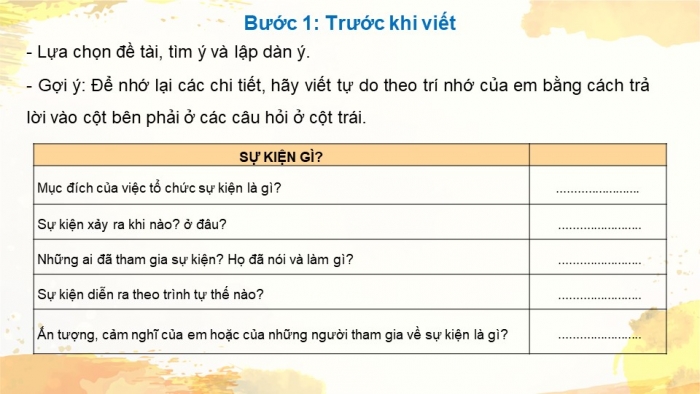 Giáo án PPT Ngữ văn 6 kết nối Bài 6: Viết bài văn thuyết minh thuật lại một sự kiện