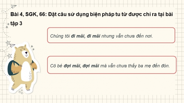 Giáo án PPT Ngữ văn 6 kết nối Bài 7: Nghĩa của từ ngữ, Biện pháp tu từ