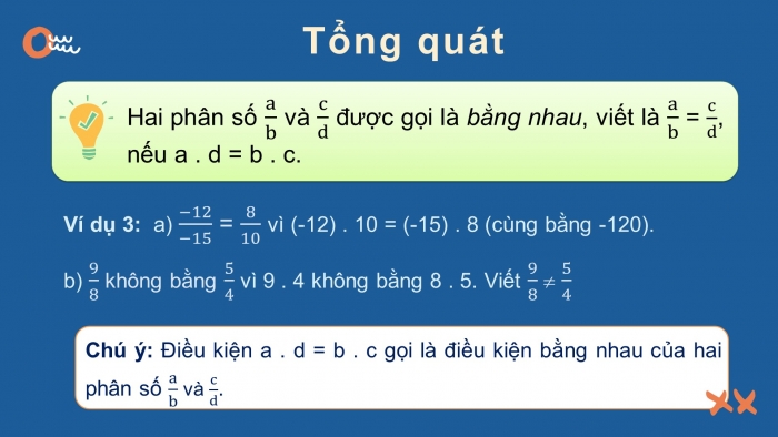 Giáo án PPT Toán 6 chân trời Bài 1: Phân số với tử số và mẫu số là số nguyên