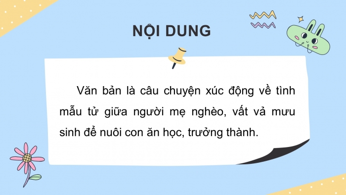 Giáo án PPT Ngữ văn 6 chân trời Bài 6: Con gái của mẹ