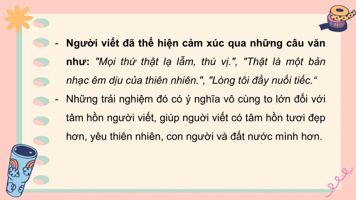 Giáo án PPT Ngữ văn 6 chân trời Bài 9: Kể lại một trải nghiệm của bản thân