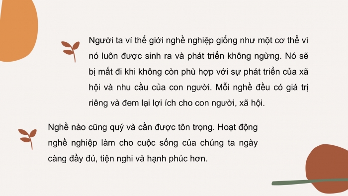 Giáo án PPT HĐTN 6 kết nối Tuần 29: Thế giới nghề nghiệp quanh ta