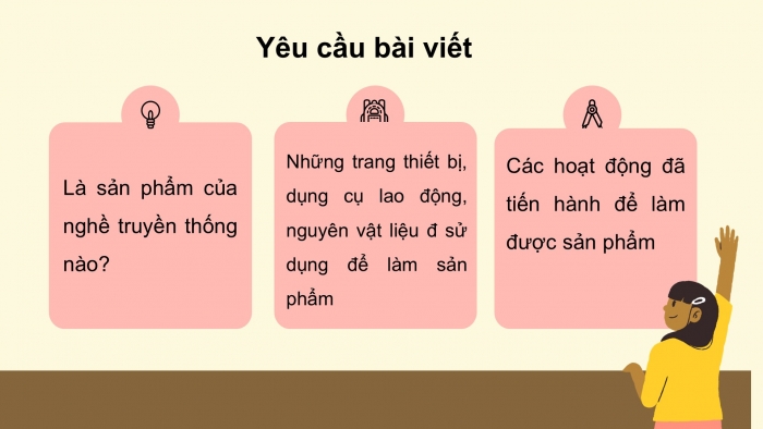 Giáo án PPT HĐTN 6 kết nối Tuần 34: Em tập làm nghề truyền thống