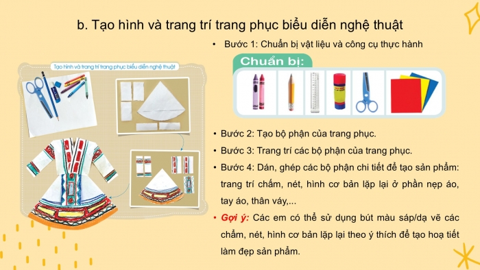 Giáo án PPT Mĩ thuật 2 cánh diều Bài 15: Trang phục em yêu thích