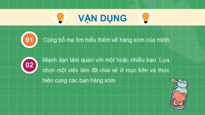 Giáo án PPT HĐTN 2 kết nối Tuần 25: Những người bạn hàng xóm