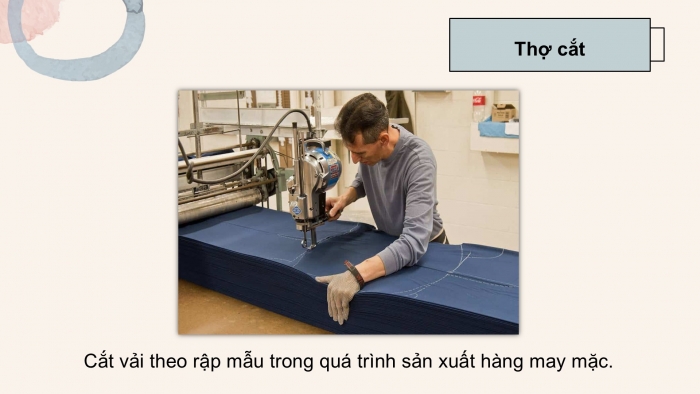 Giáo án điện tử Công nghệ 9 Cắt may Chân trời Chủ đề 4: Ngành nghề liên quan đến cắt may thời trang