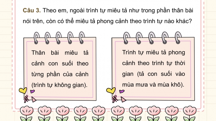 Giáo án điện tử Tiếng Việt 5 cánh diều Bài 11: Tả phong cảnh (Cấu tạo của bài văn)