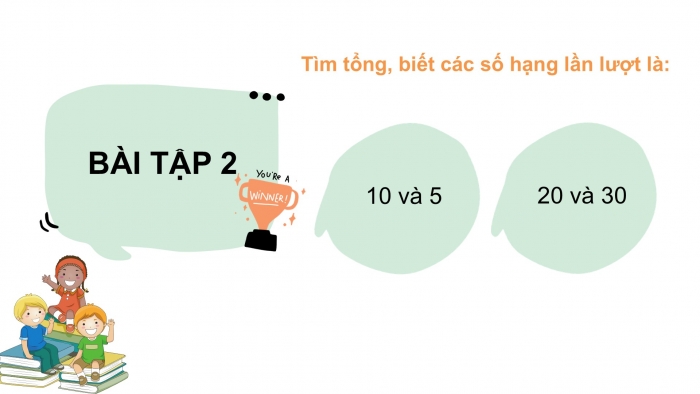 Giáo án PPT Toán 2 cánh diều bài Số hạng – Tổng