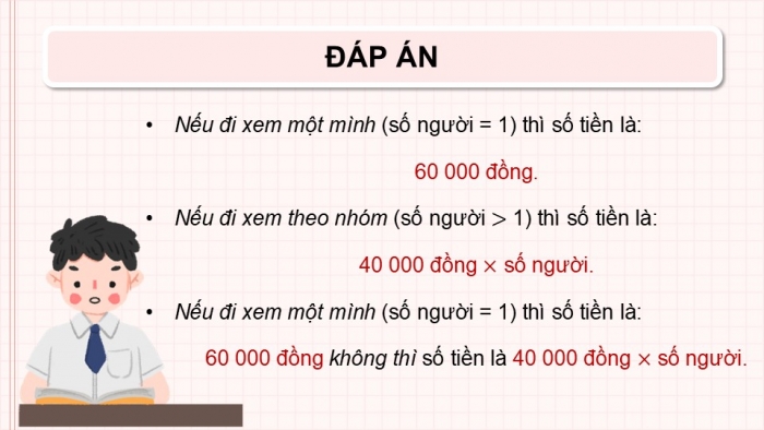 Giáo án điện tử Tin học 5 chân trời Bài 10: Cấu trúc rẽ nhánh