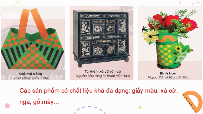 Giáo án điện tử Mĩ thuật 5 chân trời bản 2 Bài 10: Em tập làm nghệ nhân