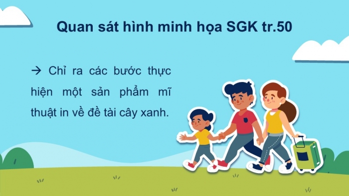 Giáo án điện tử Mĩ thuật 5 chân trời bản 2 Bài 12: Em yêu cây xanh